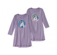 NKD  Mädchen-Nachthemd mit Einhorn aus Wendepailletten