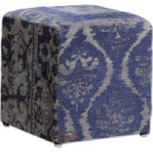 By-Boo Sitzhocker Patchwork, dunkelblau