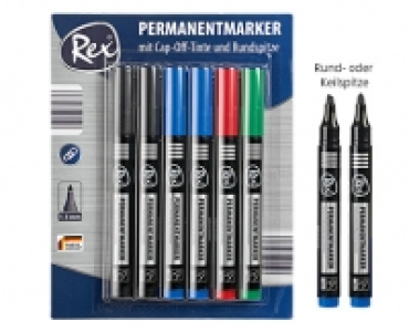 Rex&reg;Permanentmarker, 6 St&uuml;ck 1.79&nbsp;&euro;