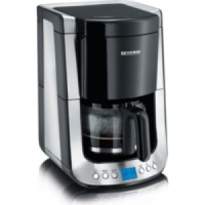 Plus  Severin KA 4460 Kaffeeautomat mit Timer Supreme, Edelstahl / schwarz g