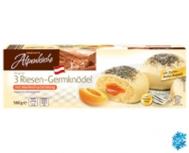 HERZHAFTE Alpenküche 3 Riesen-Germknödel 1.99 €