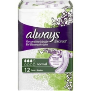 always discreet Slipeinlagen/Binden 2.29&nbsp;&euro;