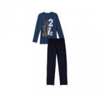 NKD  Jungen-Schlafanzug mit coolem Frontaufdruck, 2-teilig
