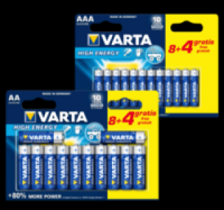 VARTA Batterien HIGH ENERGY 4.99 €