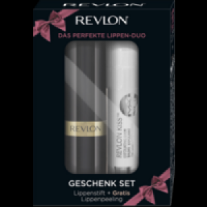 Revlon Lips Set: Matte Rise Up Super Lustrous Lipstick + Exfoliating Lip Balm