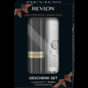 Revlon Lips Set Caramel Super Lustrous Lipstick + Exfoliating Lip Balm