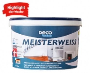 Aldi Süd  DECO STYLE®Meisterweiß