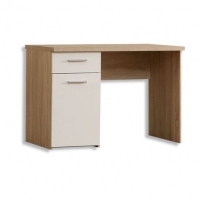 Roller  Schreibtisch WINNIE - Eiche/weiß - Staufach - 110 cm breit