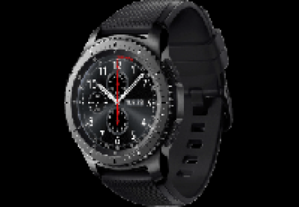 SAMSUNG Gear S3 Frontier Smartwatch, Silikon, 22 mm, Korpus: Space Gra