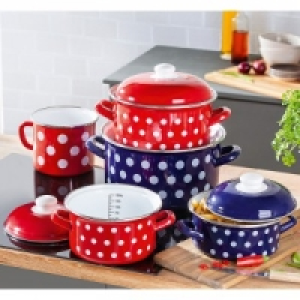 Emaille-Kochtopf Sortiment Dots 9.99 €