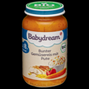 Babydream Bio Bunter Gemüsereis mit Pute
