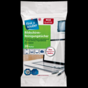 Flink & Sauber Bildschirm-Reinigungstücher