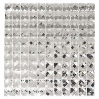 Bauhaus  Mosaikfliese Quadrat Crystal XCM SV829