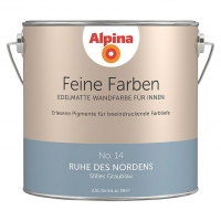Bauhaus  Alpina Feine Farben Wandfarbe Ruhe des Nordens