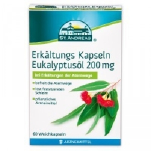 Erkältungs Kapseln Eukalyptusöl 200 mg 2.75 €