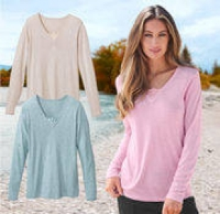 Damen-Pullover mit Spitzeneinsatz 7.99 €