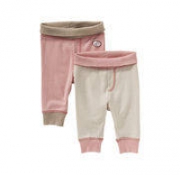 NKD  Baby-Mädchen-Hose mit Komfort-Bund, 2er Pack