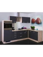 Hagebau  Küchenzeile mit E-Geräten »Antigua«, Gesamtbreite 280x170 cm