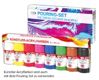 Aldi Süd  Pouring-Set oder Künstler-Acrylfarben