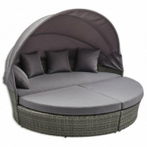 Roller  Gardiola Lounge-Insel CAYMAN - grau - Polyrattan