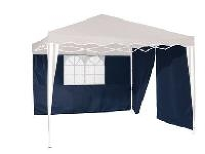 Lidl Florabest Pavillon Seitenwände blau