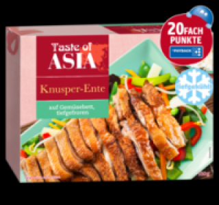 TASTE OF ASIA Knusper-Ente auf Gemüse 5.99 €