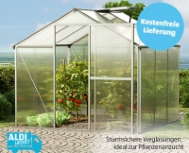 Profigewächshaus aus Aluminium¹