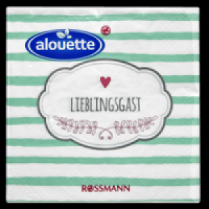 Rossmann Alouette Servietten