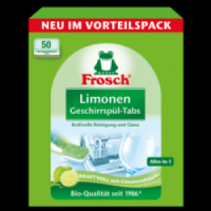 Rossmann Frosch Geschirrspül-Tabs Alles-in-1 Limone 50 St.