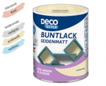 Aldi Süd  DECO STYLE®Weiß-, Bunt- bzw. Heizkörperlack