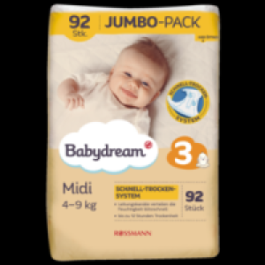 Babydream Windeln Jumbo-Pack Midi Größe 3, 4-9 kg