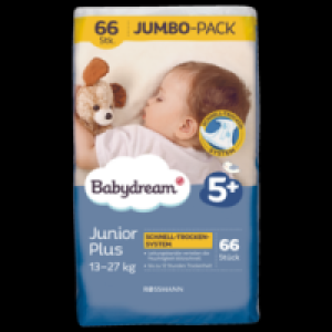 Rossmann Babydream Windeln Jumbo-Pack Junior Plus Größe 5+, 13-27 kg