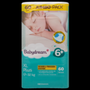 Rossmann Babydream Windeln Jumbo Pack XL Plus Größe 6+, 17-32 kg