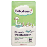 Rossmann Babydream Einmal-Waschlappen