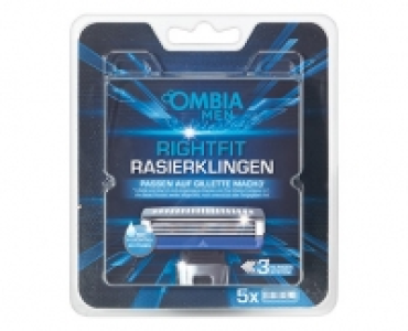 Aldi Süd  OMBIA MEN Rightfit Rasierklingen