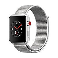Cyberport  Apple Watch Series 3 LTE 42mm Aluminiumgehäuse Silber mit Sport Loop M