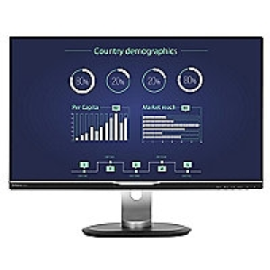 Cyberport  Philips 258B6QUEB 63.4 cm (25 Zoll) 16:9 WQHD Monitor VGA/DVI//HDMI/DP 5ms