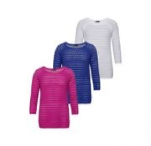 Damen-Pullover mit Ajour-Muster 7.99 €