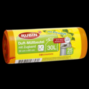 Rossmann Rubin Duft-Müllbeutel mit Zugband 30 l