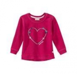 NKD  Baby-Mädchen-Sweatshirt mit Herz-Stickerei