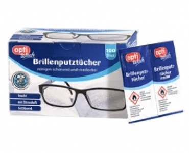 optiWisch 100 Brillenputztücher 1.59 €