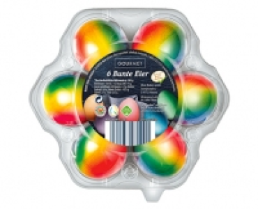 GOURMET 6 bunte Eier 1.39 €