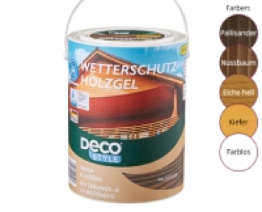 DECO STYLE®Wetterschutz-Holzgel, 5 l 12.99 €