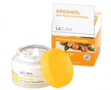 Aldi Süd  LACURA Arganöl Anti-Aging Gesichtspflege