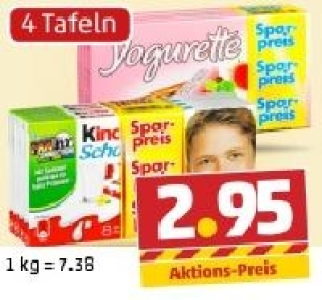 FERRERO Kinder Schokolade oder Yogurette 2.95 €