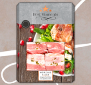 BEST MOMENTS Würziger Ziegenkäse im Speckmantel 2.75 €
