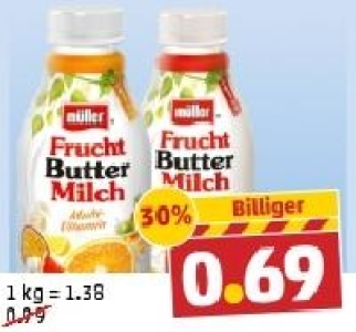 M&Uuml;LLER Frucht-Buttermilch