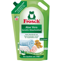 Rossmann Frosch Aloe Vera Sensitiv-Flüssigwaschmittel, 18 WL