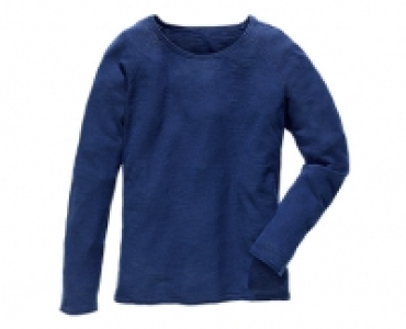 blue motion Pullover, slub garn