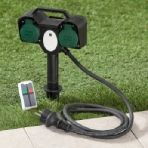 Ferngesteuerte Gartensteckdose 19.99 €